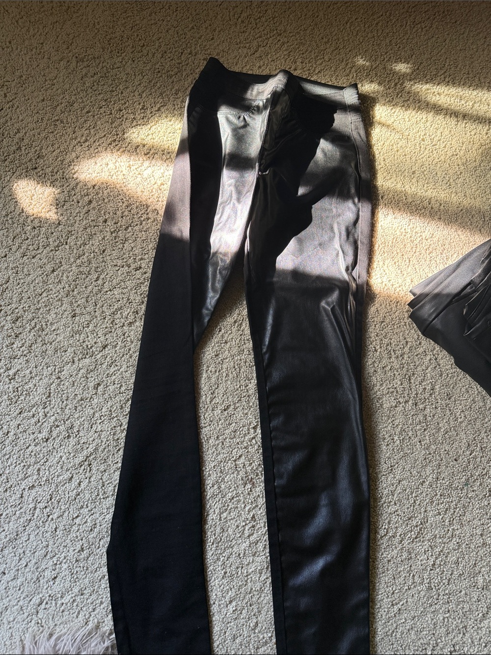 French Connection Black Stretch Leggings
